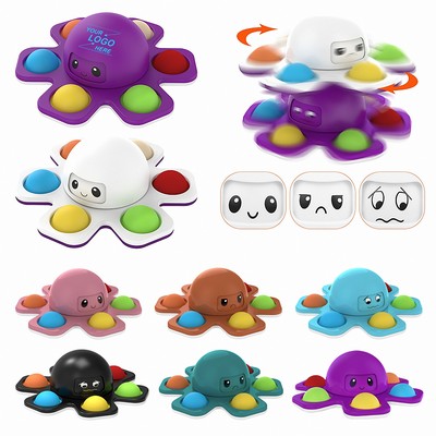 Octopus Flip Pop Bubble Fidget Squeeze Toy