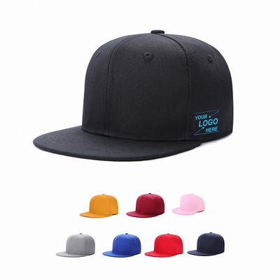 Men's Flat Bill Snapback Hat