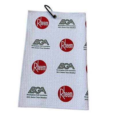 Microfiber Golf Towel With Hook