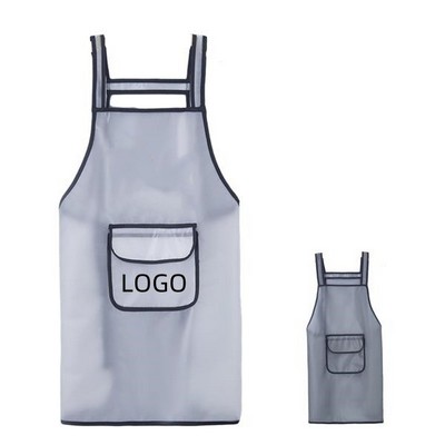 Kitchen Waterproof Oil Apron Fashion Protective Clothing