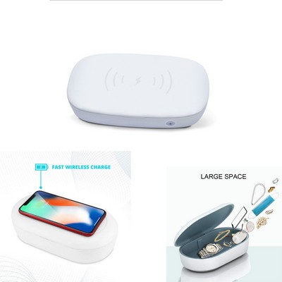 Wireless Charging UV Sterilization Box - Sanitize and Power Up