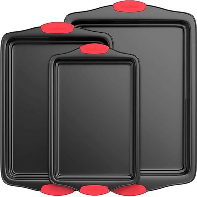 Non-Stick Kitchen Oven Baking Pans 3 Piece Set