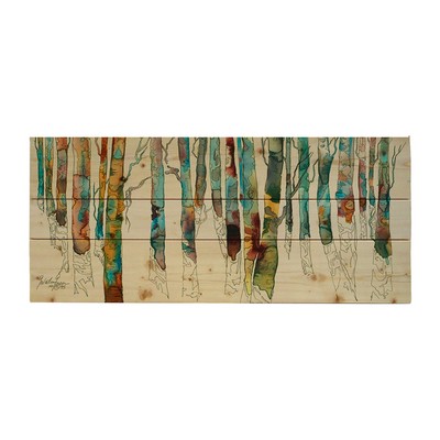 Birch I by Cheri Greer Painting Print on decorative wood wall decor