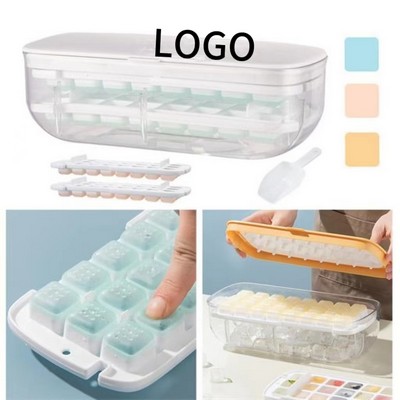 Easy-To-Remove Ice Cube Tray With Lid