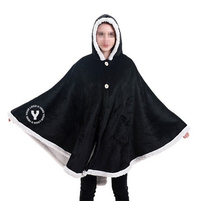 Blanket Hoodie Sweatshirt With Pockets