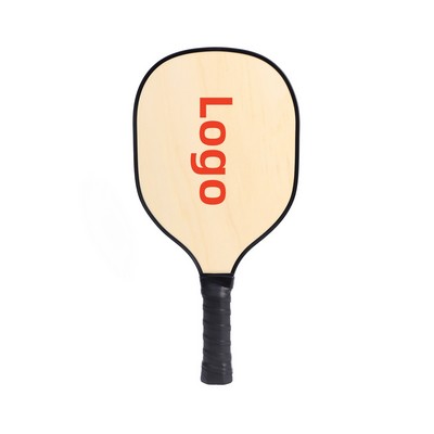 Custom Full Color Printed Wood Pickleball Paddle - Single