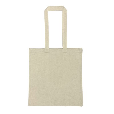 Lightweight Recycled Canvas Over the Shoulder Extended Handle Tote Bag