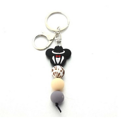 Custom Beads Keychain