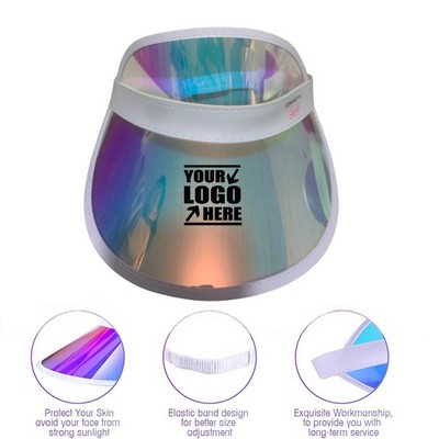 Colorful Pvc Sun Visor Hat