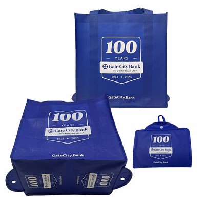 Custom 90g Non-Woven PP Foldable Bag 13"x15"x10"