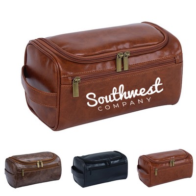 Leather Toiletry Bag