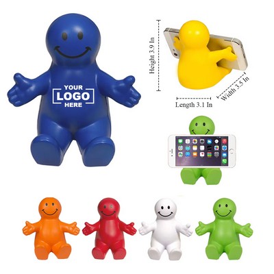 Fun Smile Face Squeezable Phone Holders