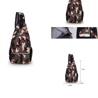 Pattern Printed Sling Bag