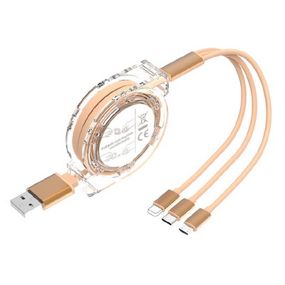 Retractable Multi Charging Cable