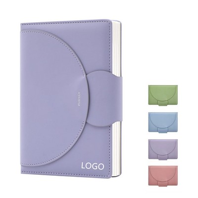 A5 Colorful Leather Journal With Buckle Closure