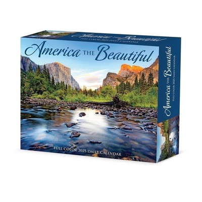 America the Beautiful 2025 6.2" x 5.4" Box Calendar