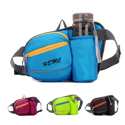 Multifunction Fanny Pack with Water Bottle Holder Waist Bag