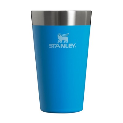 Stanley Drinkware Stacking Beer Pint, 16 Oz, Azure