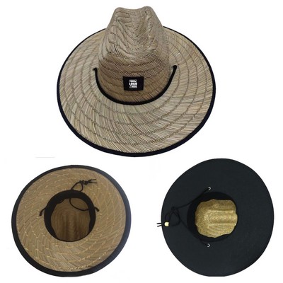 Customizable Bottom Cloth Printing Summer Straw Hat