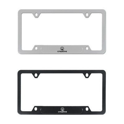 Slotted Aluminum Car License Plate Frame