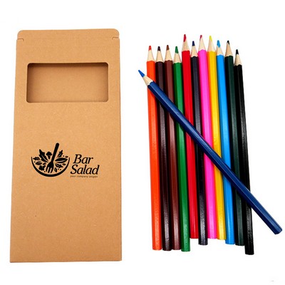 12 Color Pencil Set In Box