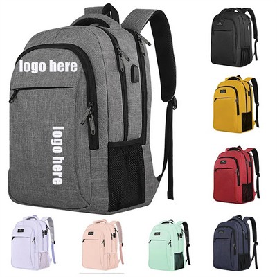 Laptop Backpack with USB Charging Port