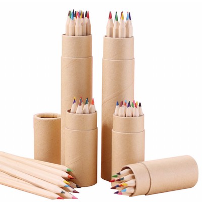 Multicolored Pencils in Tube