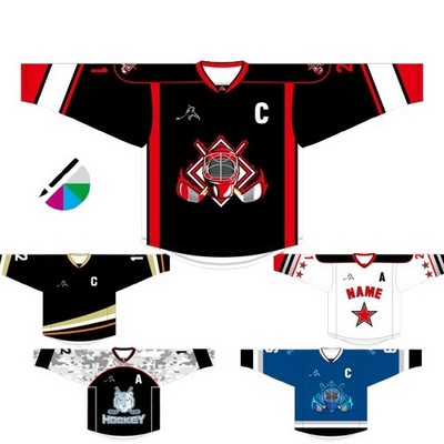 Custom Performance Personalized Ice Hockey Jersey (Full Color Dye Sublimated)