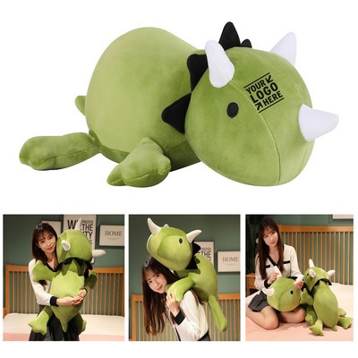 9.8 Inch Dinosaur Plushie Dino Throw Pillow