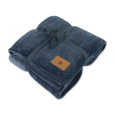 Mink Ever Soft Throw Blanket - Vintage Indigo