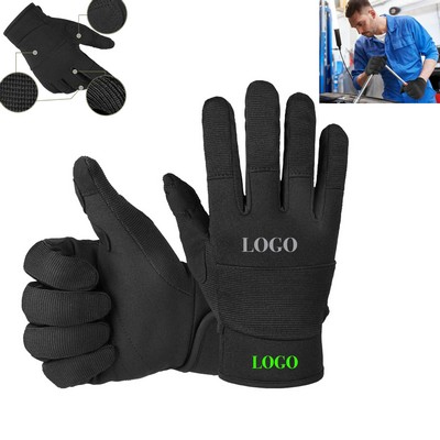 Safety Breathable Fit Touch Screen Mechanics Work Gloves