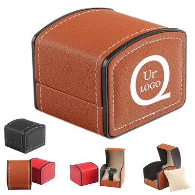 Pu Leather Watch Storage Box