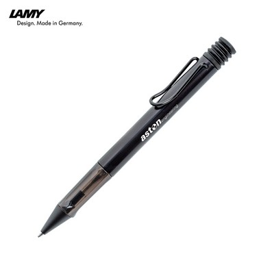 LAMY Al-Star Black Aluminum Ballpoint Pen w/ Ergonomic Grip, Unique Clip