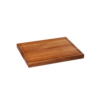 Cherry butcher block with juice groove and intended handles 19x15x1-1/2