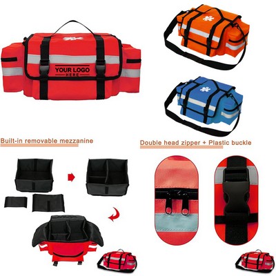 First Responder Emergency Bag for Medical & Safety Supplies