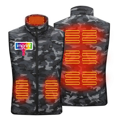 Electric Heated Vest-9 Heating Zones