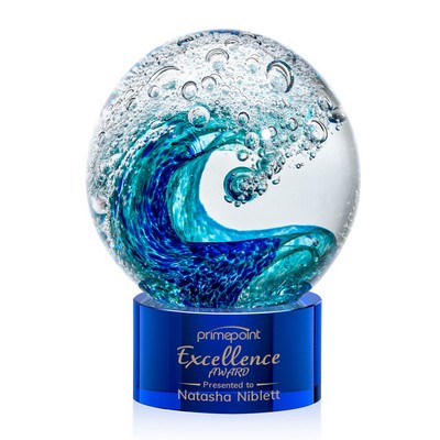 Surfside Award on Marvel Blue - 6" Diam