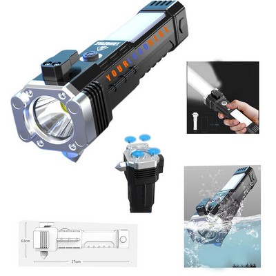 Multi-functional Strong Light Flashlight