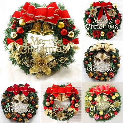 12" Small Size Christmas Door Wreath