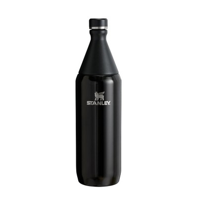 Stanley Drinkware All Day Slim Bottle, 34oz, Black 2.0