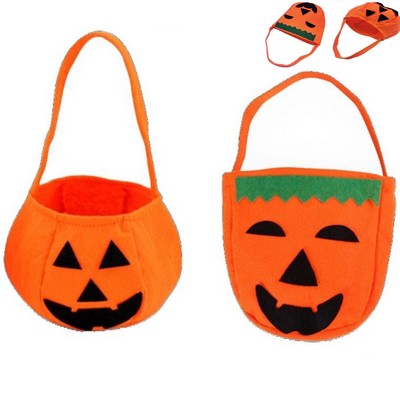 Halloween Pumpkin Trick-or-Treat Candy Bag