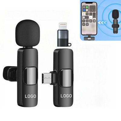 ABS Mini Wireless Lavalier Lapel Clip-on Microphone Clip Mic