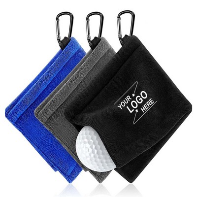 Golf Towel with Clip - Microfiber