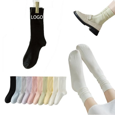 Adult Women'S Mid-Calf Cotton Fashionable Socks