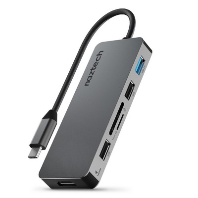 HYPERCEL Maxdrive7 Universal Usb-C Adapter Hub Space Gray