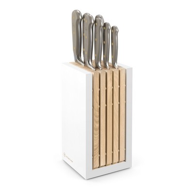 Wusthof Classic 8Pc Designer Knife Block Set Velvet Oyster