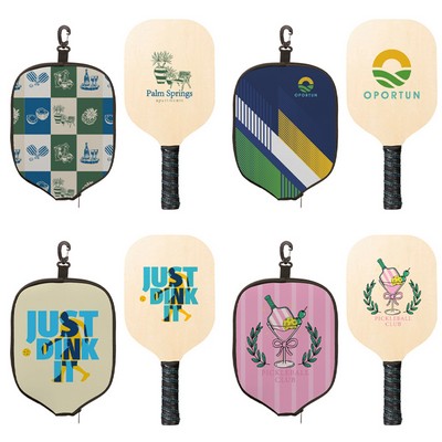 Sublimated Pickleball Cover & Paddle Gift Set