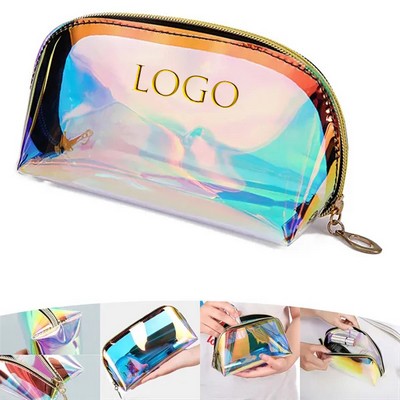 Travel Cosmetic Iridescent Makeup Bag