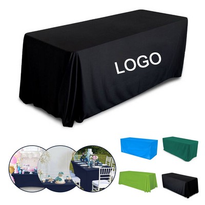 Customized trade show advertising tablecloths