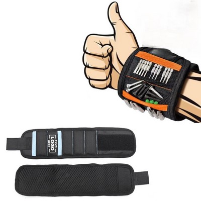 Magnetic Tool Wristband for Screws and Nails